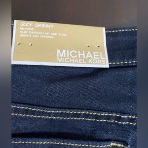 MICHAEL Kors Izzy Skinny Midrise Dark Wash
Jeans Size 8